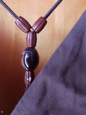 Dress used with tips, cool brown, size L
