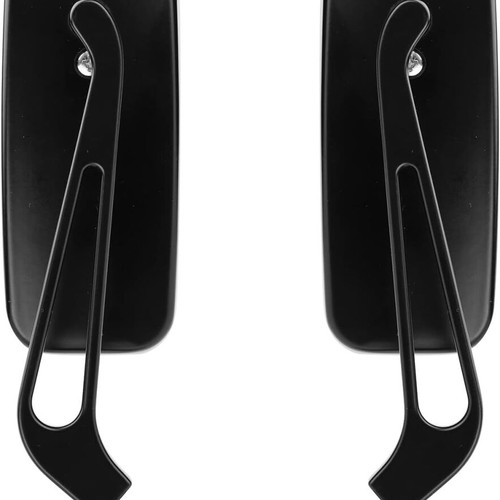 LKV Universal Motorcycle Mirrors with 8mm and 10mm Adapters for Harley and More