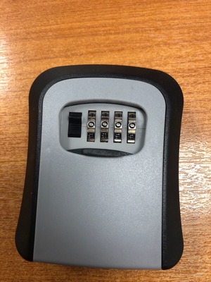 Master Lock key safe new, gray