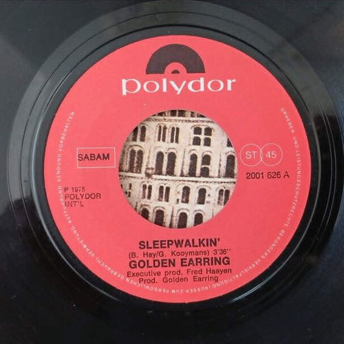 Golden Earring Sleepwalking / Babylon 7' single used, rock