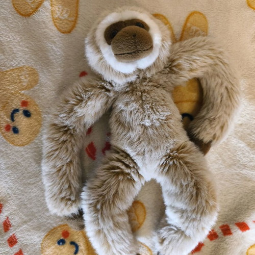 WWF plush monkey like new