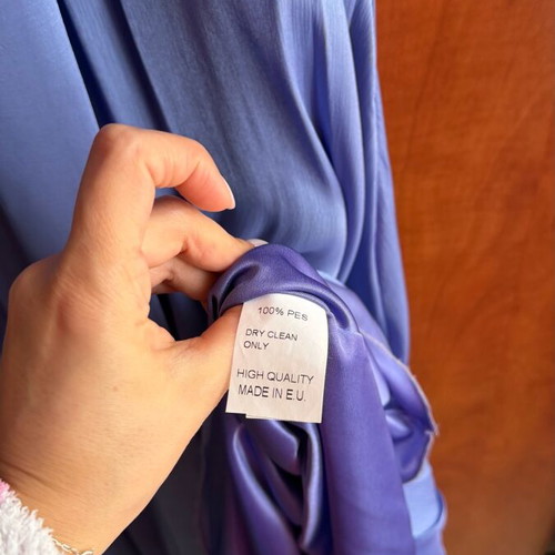 Lilac midi dress plus-size like new by Vagias for wedding or christening