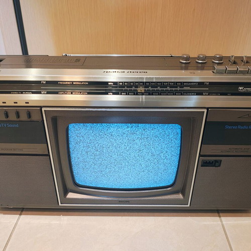 Philips Combi TC 10 used radio and TV with cassette