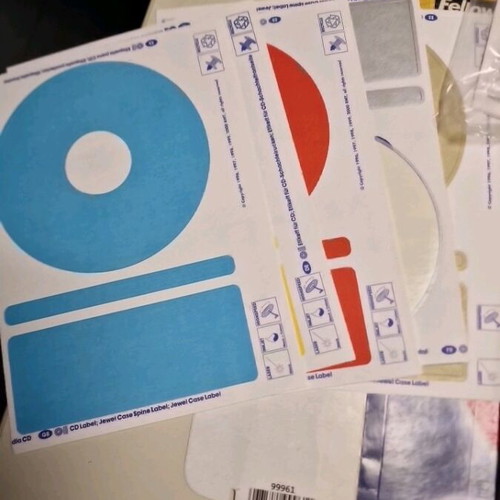 CD/DVD labels like new