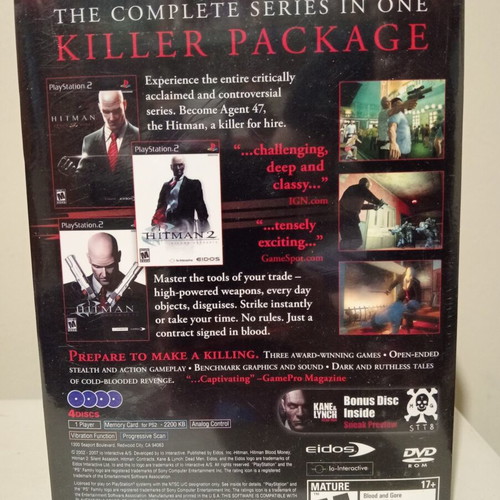 Hitman Trilogy PlayStation 2 new, American edition
