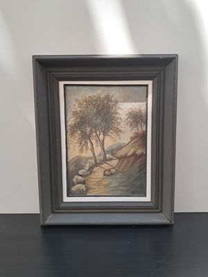 Signed Painting 45x36 cm like new