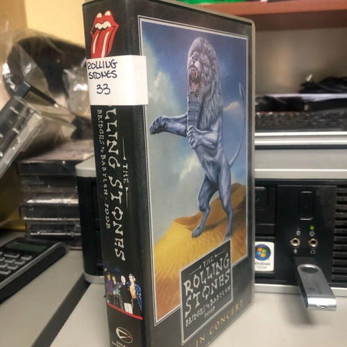 The Rolling Stones Bridges to Babylon VHS like new, live 1998