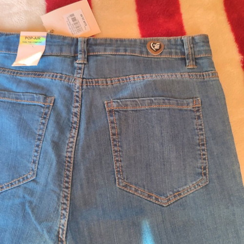 Pop-air blue flared jeans XL new