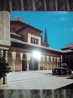 Postcard from Alhambra of Granada like new