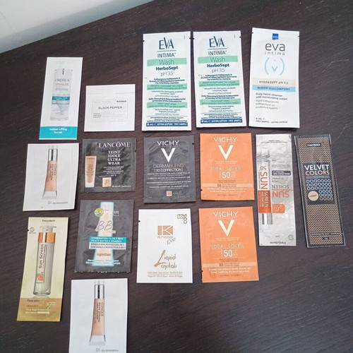 Samples of creams and colognes fragrance 23 pieces new
