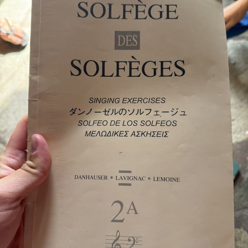 Solfege book used, Greek language