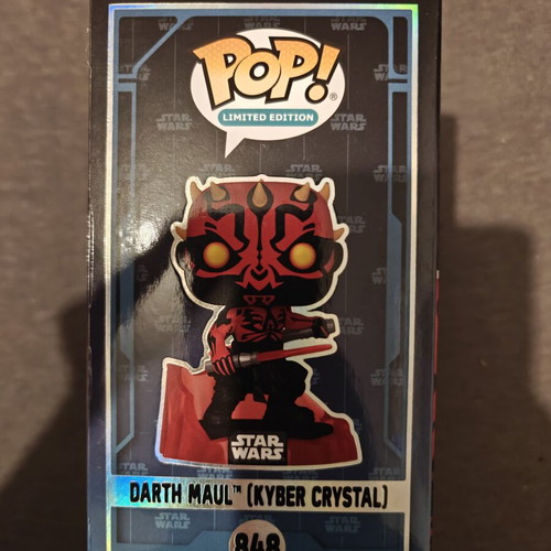 Funko Pop! Star Wars Darth Maul Kyber Crystal Limited Edition 9500pcs new