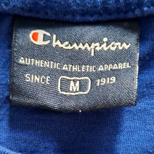 Champion long-sleeve blue shirt size M like new