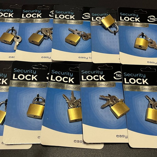 C-Tech Padlock New 20mm Set of 10 Pieces