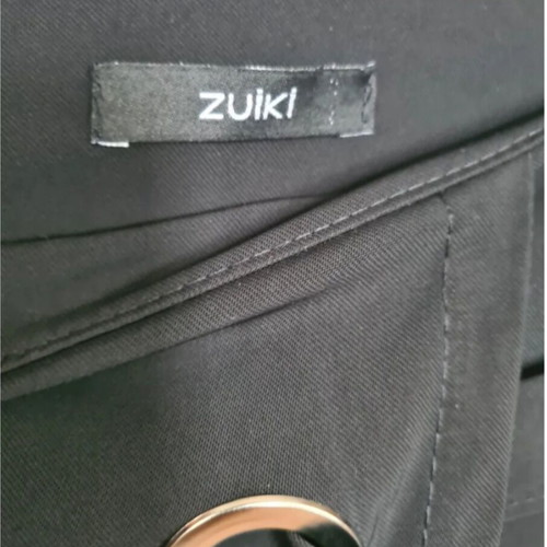 Zuiki Italian Mini Skirt Asymmetric Wrap New XS/S Black