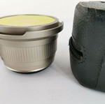 Titanium Laserred camera lens used with case
