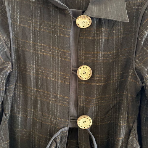 Brown shirt cottage style used in excellent condition