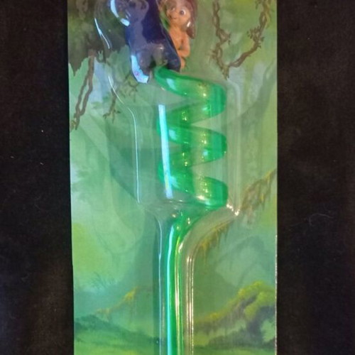 Disney Tarzan fun straw from the 90s, new with card
