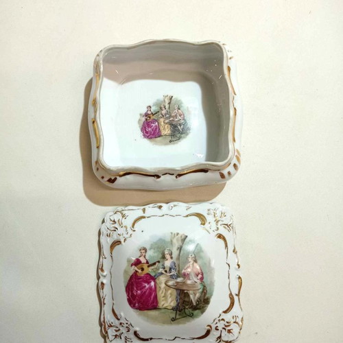 IOHPAP Japan porcelain fondantière used with Fragonard design