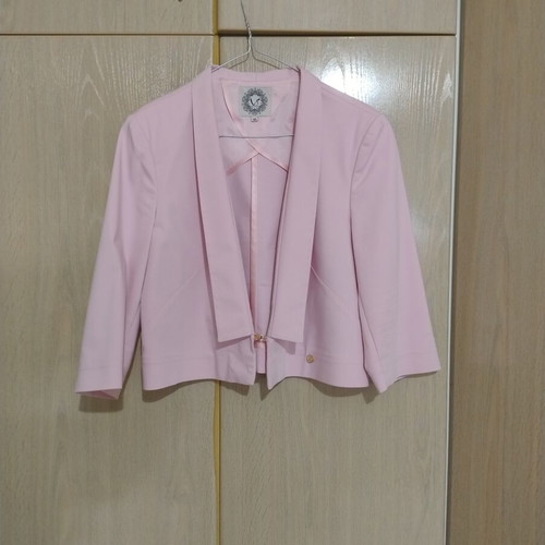 Dress with matching pink short jacket new by VS