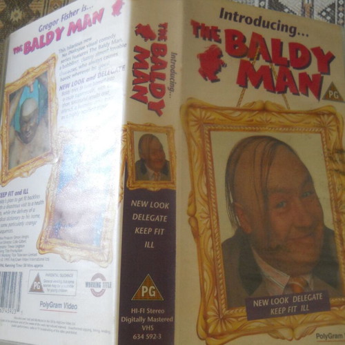 Introducing The Baldy Man VHS tape used with English subtitles