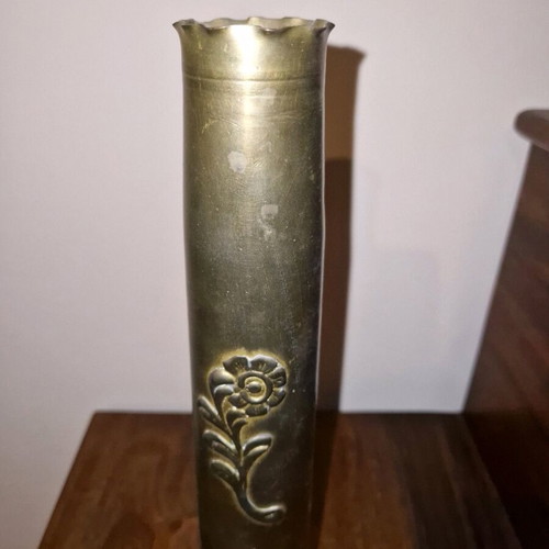 Brass vase 30 cm