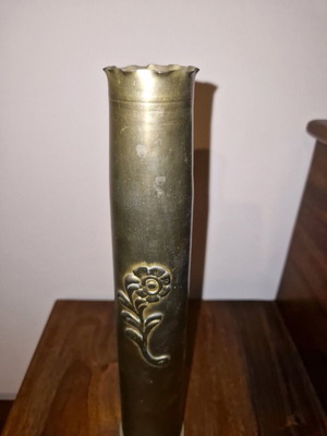 Brass vase 30 cm