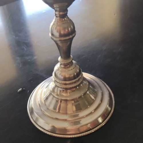 Silver 925 candlestick new, height 13.5cm