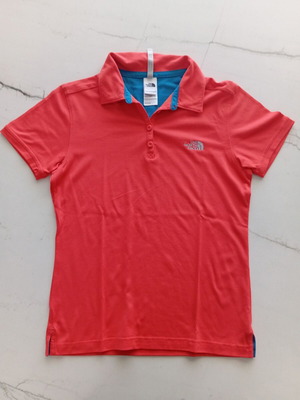The North Face blouse size M like new, breathable fabric, red
