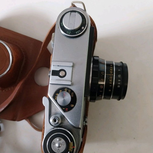 FED 5B camera used with leather case