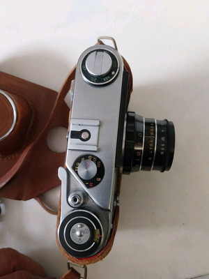 FED 5B camera used with leather case
