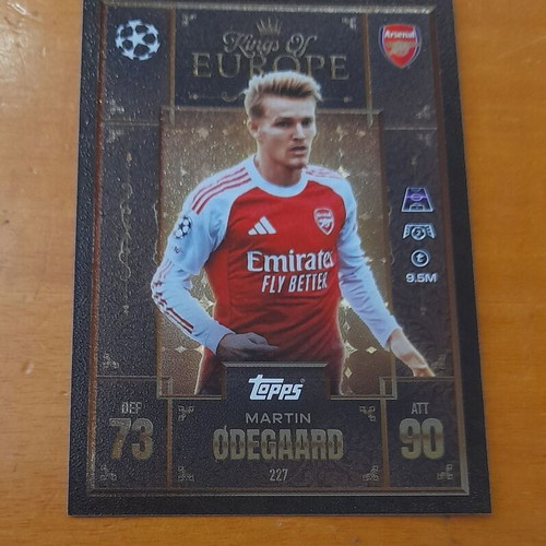 Martin Odegaard Kings of Europe 2025-2026 Topps card new