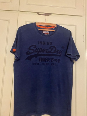 Superdry women's blue t shirt like new size M