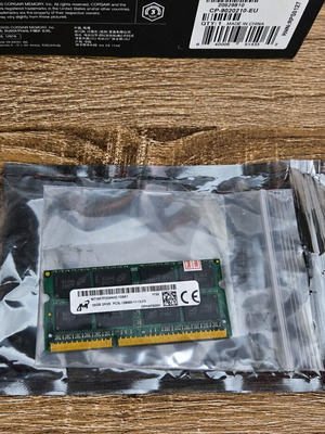 Micron 16GB DDR3 SO-DIMM RAM καινούργιο, 1600MHz, PC3L-12800S