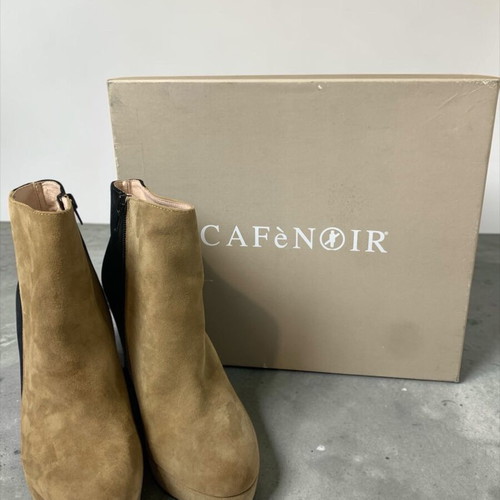CafèNoir women's ankle boots like new, size 36, brown/black two-tone