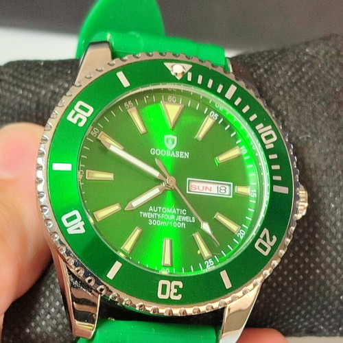 Goobasen Automatic Style Men's Watch Limited Edition Green