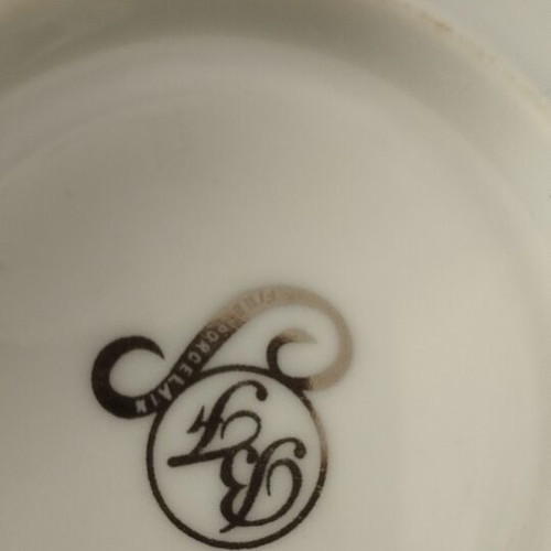 Vintage Coffee Cup Set BF Fine Porcelain medium size like new
