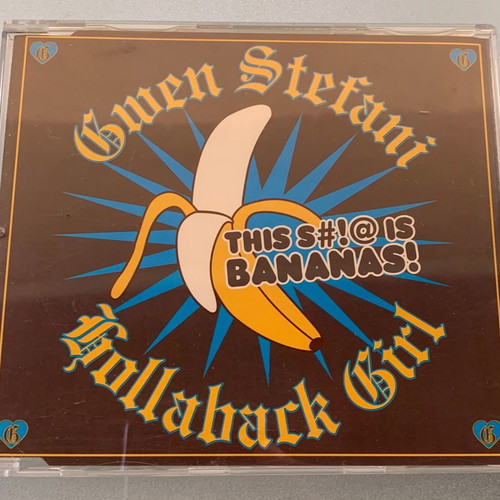 Gwen Stefani Hollaback Girl 2-trk promo CD single used
