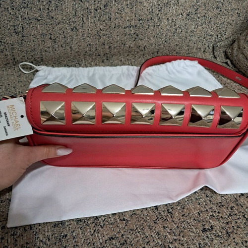 Michael Kors handbag new, red, 100% leather