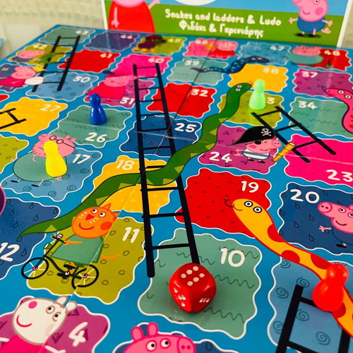 Peppa Pig Snakes and Ladders & Ludo board game