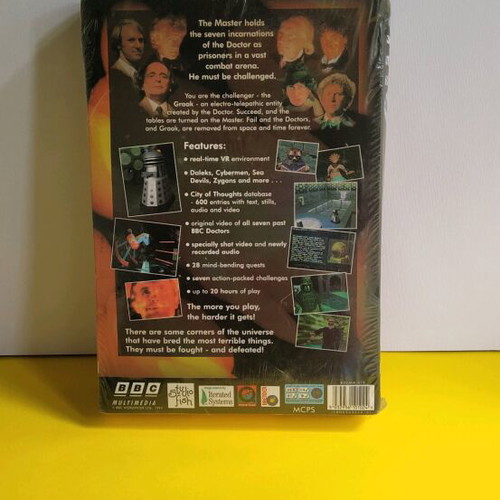 Doctor Who PC CD-ROM παιχνίδι σφραγισμένο σαν καινούργιο
