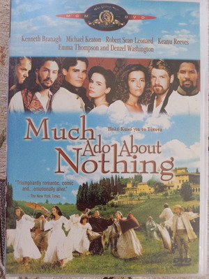 Much Ado About Nothing DVD μεταχειρισμένο, κωμωδία ρομαντική δραματική με υπότιτλους