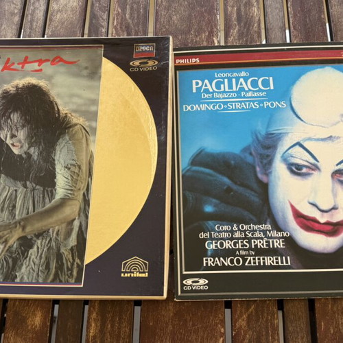 Laser Disc and CD Video classical music set used, 12 discs