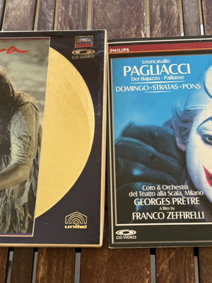 Σετ Laser Disc και CD Video κλασικής μουσικής μεταχειρισμένο, 12 δίσκοι