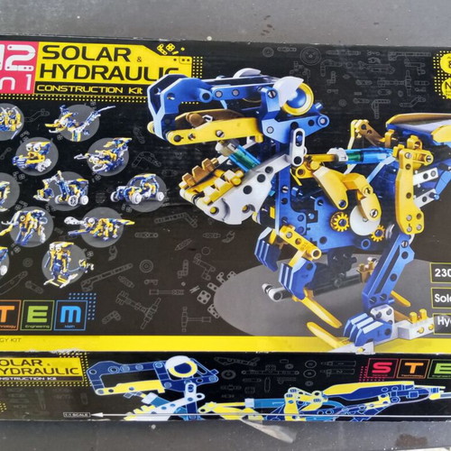 STEM Robotics Educational Toy 12 in 1 Solar & Hydraulic