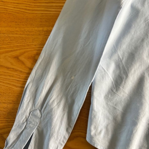 Burberry London women's shirt, vintage baby blue, slim fit