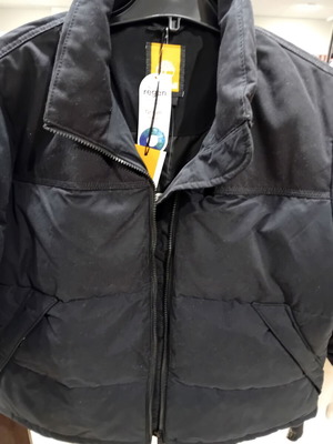 Timberland women's jacket large, black, new