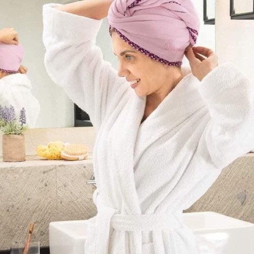 Tupperware microfiber hair towel new