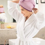 Tupperware microfiber hair towel new