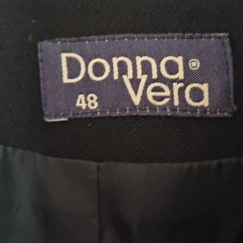 Jacket with shoulder pads used, black, size M